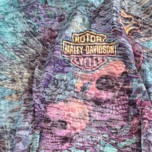 HARLEY DAVIDSON SKULL BOLD TEE - Picture 5 of 6